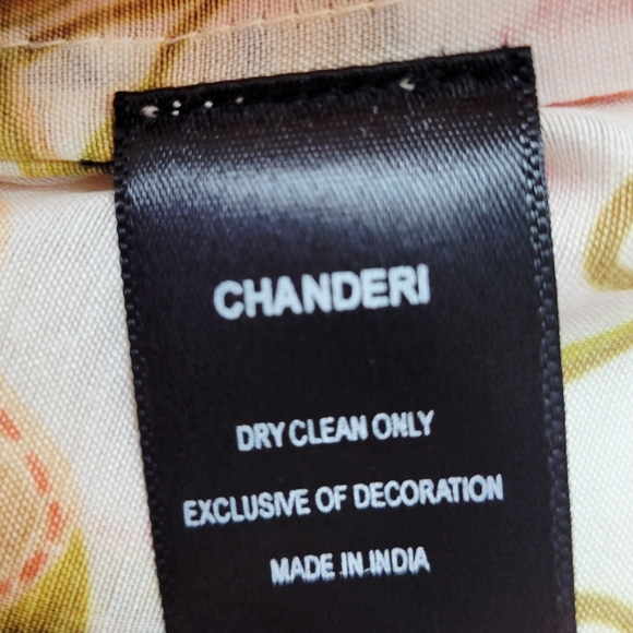 NWT FableStreet White & Orange Floral Print Blouse | Women's Top | Size XL - Picture 6 of 6